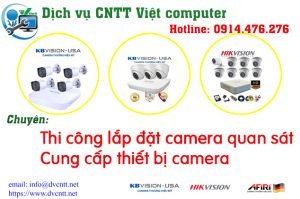 Dịch vụ lắp đặt camera quan sát - camera an ninh
