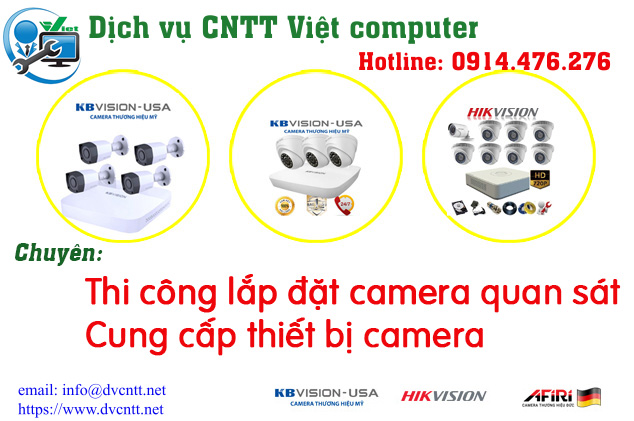 Dịch vụ lắp đặt camera quan sát - camera an ninh