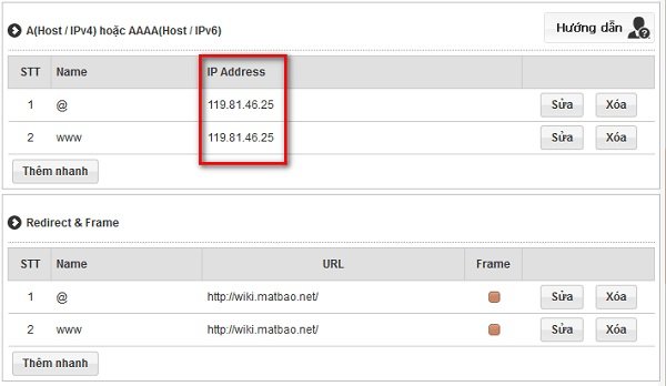 Hướng dẫn cấu hình DNS tên miền cho Website, Mail server