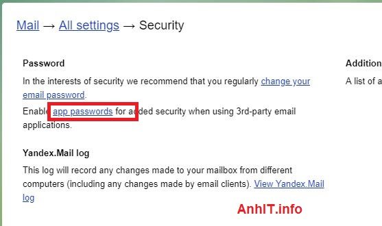 app password