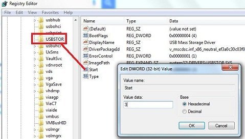 Hướng dẫn cấm USB bằng Registry