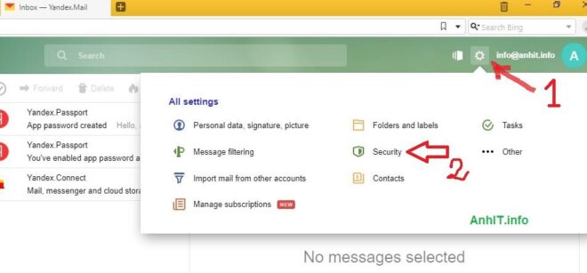 security mail yandex