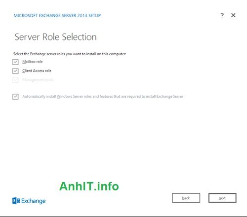 Hướng dẫn cài đặt Exchange server 2013 SP1