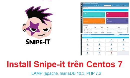 Hướng dẫn cài đặt Snipe-it trên centos 7