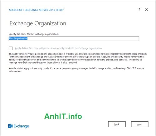 Hướng dẫn cài đặt Exchange server 2013 SP1