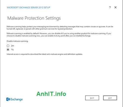 Hướng dẫn cài đặt Exchange server 2013 SP1