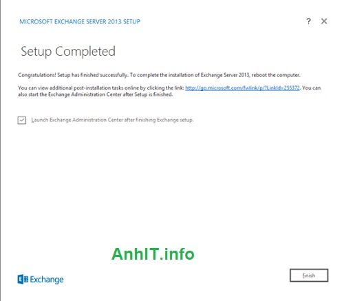 Hướng dẫn cài đặt Exchange server 2013 SP1