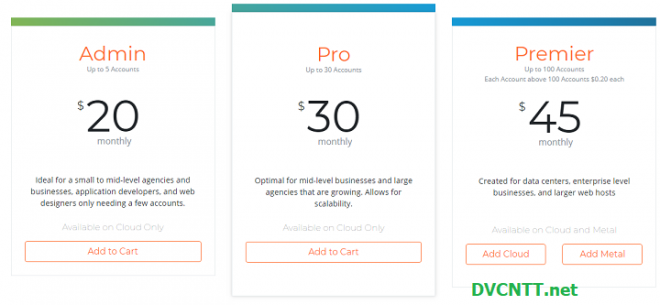 License cPanel tăng giá