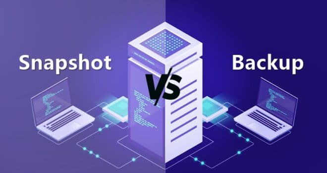 Sự khác biệt giữa Snapshot và sao lưu