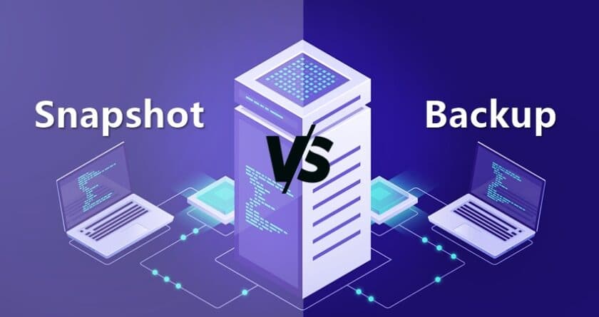 Sự khác biệt giữa Snapshot và sao lưu